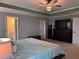 This bedroom has neutral paint and flooring with multiple doorways at 317 Whispering Breeze Ln, Summerville, SC 29486