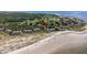 Beautiful aerial view of a beachfront home with access to a sandy beach and ocean views at 341 Seabrook Island Rd, Seabrook Island, SC 29455