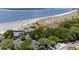Aerial view of a cozy home near the beach, offering a serene and relaxing coastal lifestyle at 341 Seabrook Island Rd, Seabrook Island, SC 29455
