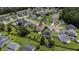 Aerial view of property showcasing the home's placement within a serene neighborhood at 406 Brookfield Ln, Goose Creek, SC 29445