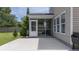 Screened porch with ceiling fan at 406 Brookfield Ln, Goose Creek, SC 29445