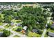 Aerial view of neighborhood with lush landscaping and proximity to the park with ball fields at 416 Altman St, Moncks Corner, SC 29461