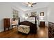 Bedroom with hardwood floors, windows and ceiling fan at 416 Altman St, Moncks Corner, SC 29461
