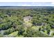 Scenic aerial view of a residential area surrounded by lush greenery, and river in the distance at 422 Geddes Ave, Charleston, SC 29407