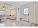 Cozy living room showcasing a comfortable sectional sofa, stylish decor, and lots of natural light at 422 Geddes Ave, Charleston, SC 29407