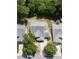 Overhead view of a neat home with a clean roofline, tidy landscaping, and a well-maintained driveway at 4969 Franconia Dr, Summerville, SC 29485