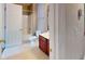 Bathroom featuring a shower-tub combo, toilet, and vanity, providing essential amenities at 4969 Franconia Dr, Summerville, SC 29485