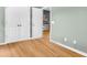 Bedroom with hardwood floors, natural light and view of foyer at 519 Tarleton Dr, Summerville, SC 29483
