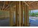 Basement wooden frame with natural lighting, showcasing the potential for a customized interior space at 817 Cheehaw St, Edisto Island, SC 29438