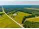 Expansive aerial view of fields, a pond, and lush greenery bisected by a long road at 1133 Highway 311, Cross, SC 29436