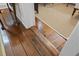 Hardwood flooring next to carpeted flooring in hallway at 1133 Highway 311, Cross, SC 29436