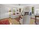 Bright living room featuring a fireplace, comfortable seating, and hardwood floors at 1133 Highway 311, Cross, SC 29436