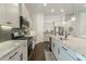 Gourmet kitchen with granite countertops, stainless appliances, and ample cabinet space at 1250 Hammrick Ln, Johns Island, SC 29455