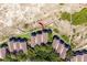 Expansive aerial view showcases property near beach with easy boardwalk access at 1334 Pelican Watch Villas, Seabrook Island, SC 29455