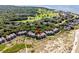 Stunning aerial view of a condo community with golf course and beach proximity at 1334 Pelican Watch Villas, Seabrook Island, SC 29455