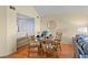Charming dining area with seating for four adjacent to the living area and kitchen at 1334 Pelican Watch Villas, Seabrook Island, SC 29455