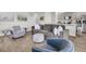 Inviting living room with modern furniture, neutral tones, and plenty of natural light at 134 Ivory Shadow Rd, Summerville, SC 29486
