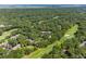 Scenic aerial view of golf course and green trees overlooking the water at 146 High Hammock Villas, Seabrook Island, SC 29455
