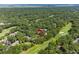 Scenic aerial view of golf course and green trees overlooking the water at 146 High Hammock Villas, Seabrook Island, SC 29455