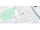 Street map and location pin on Rutledge Ave near Hampton Park in Charleston, SC at 15 Dewey St, Charleston, SC 29403