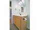 Bathroom with a vanity, showcasing ample lighting and a convenient layout at 153 Willow Brook Way, Cordesville, SC 29434
