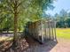 An outdoor enclosed structure with shelter for animals at 153 Willow Brook Way, Cordesville, SC 29434