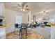 Cozy dining area with seating for four, connecting seamlessly to the living room at 1617 Refuge Run, Charleston, SC 29412
