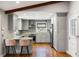 Bright kitchen featuring gray cabinetry, stainless steel appliances, and a stylish marble countertop island at 1789 Balfoure Dr, Charleston, SC 29407