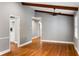 Spacious living room with vaulted ceiling, hardwood floors and an open layout at 1789 Balfoure Dr, Charleston, SC 29407