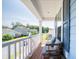 Charming balcony offering neighborhood views and a place to relax at 2017 Geranium Ln, Johns Island, SC 29455