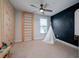 Unique bedroom featuring climbing wall and chalkboard paint at 2017 Geranium Ln, Johns Island, SC 29455