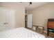 Bedroom featuring a closet and light-colored walls and hardwood floors at 214 Deer Ridge Court Ct, Huger, SC 29450