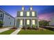 Charming two-story home with a covered front porch and manicured lawn at 222 Terrace View Dr, Summerville, SC 29486