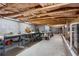 Spacious unfinished basement offers potential for customization and ample storage at 2340 Marsh Hen Dr, Seabrook Island, SC 29455