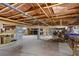 Large unfinished basement with visible utilities and room for storage or future expansion at 2340 Marsh Hen Dr, Seabrook Island, SC 29455