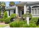 Charming home featuring manicured landscaping, brick stairs, and classic black shutters at 2340 Marsh Hen Dr, Seabrook Island, SC 29455