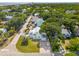 Expansive aerial view of a charming coastal community with lush trees and inviting homes at 2407 Cameron Blvd, Isle of Palms, SC 29451