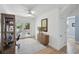 Bright home office with stylish decor and ample natural light at 2407 Cameron Blvd, Isle of Palms, SC 29451