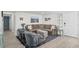 Comfortable living room features a large sectional sofa and stylish decor at 2407 Cameron Blvd, Isle of Palms, SC 29451