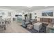 Bright and airy open-concept living space with modern decor and hardwood floors at 2407 Cameron Blvd, Isle of Palms, SC 29451
