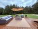Inviting deck with comfortable seating, perfect for outdoor relaxation and entertaining at 2460 Bama Rd, Cottageville, SC 29435