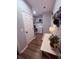 Hallway with a laundry room featuring a washer and dryer at 2460 Bama Rd, Cottageville, SC 29435