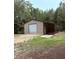 Spacious metal outbuilding with a roll-up door, perfect for storage or a workshop at 2460 Bama Rd, Cottageville, SC 29435