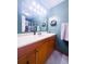 Bathroom with a single sink vanity, decorative mirror, toilet and stylish wreaths, creating a charming and inviting space at 24678 Augusta Hwy, Cottageville, SC 29435