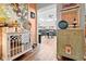 Bright entryway with decorative accents, leading to a view of the kitchen at 274 Harvest Rd, Moncks Corner, SC 29461