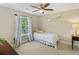 Bedroom featuring natural light, neutral paint, carpet, and a ceiling fan at 339 Mount Royall Dr, Mount Pleasant, SC 29464