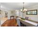 Cozy dining room with hardwood floors, natural light, and neutral paint at 339 Mount Royall Dr, Mount Pleasant, SC 29464