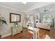 Bright office space with a fireplace view, desk area, and natural light at 339 Mount Royall Dr, Mount Pleasant, SC 29464