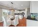 Eat-in kitchen featuring granite countertops, stainless steel appliances, and an island with a view at 364 Deep River Rd, Summerville, SC 29486