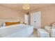 Bright bedroom features a large comfortable bed, ample closet space, and stylish décor at 5028 Victoria Ave, North Charleston, SC 29405